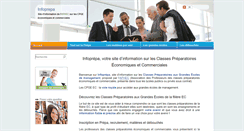 Desktop Screenshot of infoprepa.com